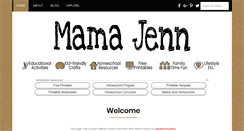 Desktop Screenshot of mamajenn.com